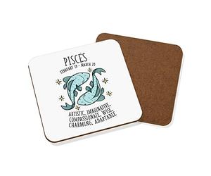 Pisces Horoscope Coaster Drinks Mat