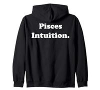Pisces Intuition Zodiac Astrology Sign Zip Hoodie