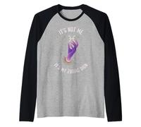Pisces It's Not Me It's My Zodiac Sign Funny Astrology Raglan Baseball Tee
