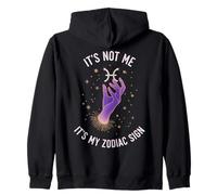 Pisces It's Not Me It's My Zodiac Sign Funny Astrology Zip Hoodie