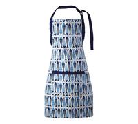 Pisces Kitchen Apron, Blue