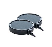Pisces Pack Of 2 100mm X 19mm Round Pond And Aquarium Air Stone Disc