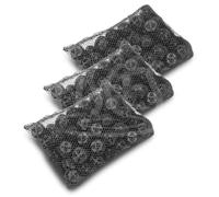 Pisces Pack of 3 Aquarium Bio Balls Filter Media with Foam - 150 balls Total - Porous Biological Filtration