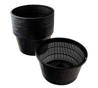 Pisces Pond Round Plant Basket 22 x 12cm - 12 Pack of Pond Planting Pot