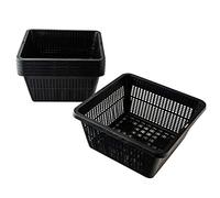 Pisces Pond Square Plant Basket 19 x 19 x 9cm - 6 Pack of Pond Planting Pot