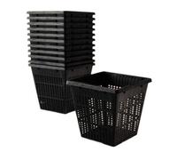Pisces Pond Square Planting Basket 11 X 11 X 11Cm -12 Pack