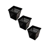 Pisces Pond Square Planting Basket 11 X 11 X 11Cm -3 Pack