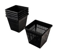 Pisces Pond Square Planting Basket 11 X 11 X 11Cm - 6 Pack