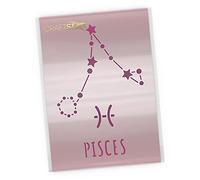 Pisces Star Sign Stencil Set - Small or Mini Size - Reuseable Horoscope Symbol, Constellation and Name Craft Template