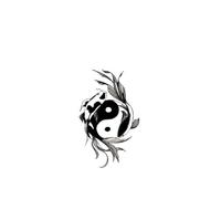 Pisces Temporary Tattoo,Lasts To 15 Days Waterproof Semi Permanent Sticker.
