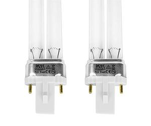 Pisces Twin Pack 9w (watt) PLS Replacement UV Bulb Lamp for Pond Filter UVC