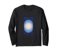 Pisces Zodiac A Dreamer's Heart Celestial Ocean Soul Long Sleeve T-Shirt