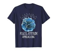 Pisces Zodiac Constellation Aesthetic Pisces Stuff for Women T-Shirt, Men, Navy Blue, 4X-Large
