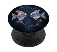 Pisces Zodiac Sign PopSockets Adhesive PopGrip