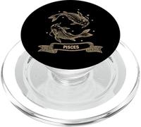 Pisces Zodiac Sign Symbol Horoscope PopSockets PopGrip for MagSafe