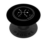 Pisces Zodiac Star Sign Constellation Horoscope Symbol PopSockets Adhesive PopGrip
