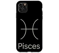 Pisces Zodiac Symbol Minimal Astrology Sign Case for iPhone 11 Pro Max