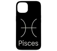 Pisces Zodiac Symbol Minimal Astrology Sign Case for iPhone 13