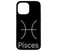 Pisces Zodiac Symbol Minimal Astrology Sign Case for iPhone 13 Pro Max