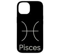 Pisces Zodiac Symbol Minimal Astrology Sign Case for iPhone 14
