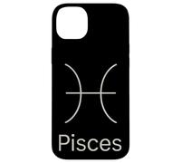 Pisces Zodiac Symbol Minimal Astrology Sign Case for iPhone 14 Plus