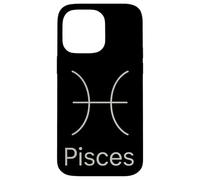 Pisces Zodiac Symbol Minimal Astrology Sign Case for iPhone 14 Pro Max