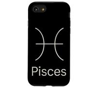 Pisces Zodiac Symbol Minimal Astrology Sign Case for iPhone SE (2020) / 7 / 8