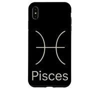 Pisces Zodiac Symbol Minimal Astrology Sign Case for iPhone XS Max