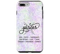 Pisces Zodiac Traits Horoscope Astrology Fish Sign Case for iPhone 7 Plus/8 Plus