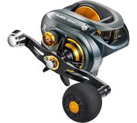 Piscifun Alijoz 400 Baitcaster Fishing Reel, 35Lbs Max Drag Aluminum Alloy Frame Baitcasting Reel, 8.1:1 Gear Ratio Freshwater and Saltwater Low Profile Casting Reel for Musky, Grey Right Handle