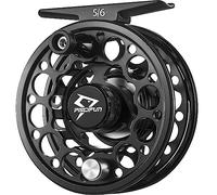 Piscifun Sword Fly Fishing Reel with CNC-machined Aluminum Alloy Body 5/6 Black