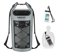 Piscifun Waterproof Dry Bag Backpack 10L 20L 30L 40L Floating Dry Backpack with Waterproof Phone Case for Water Sports - Fishing, Boating, Kayaking, Surfing, Rafting Gifts for Men and Women
