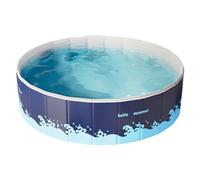 Piscine Pliable - Bassin Portable En Nylon Résistant À L'Usure | Piscine Gain De Place Idéale Pour, Jardin, Fêtes Aquatiques, Jeux D'EAU, Patio, Animaux Et Activités Extérieures