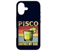 Pisco Soothes My Soul Funny Retro Peru & Chile Alcohol Case for iPhone 17