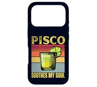 Pisco Soothes My Soul Funny Retro Peru & Chile Alcohol Case for iPhone 17 Pro