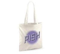Pish Scottish Slang Cotton Shopper Bag Reusable Eco Tote Gift | 10 litres | 42 x 38 cm | open top | 67cm straps | printed to order in the UK