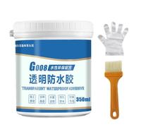 Pisheng Transparent Waterproof Glue, 350ml Super Adhesive & Waterproof Silicone, Invisible, Easy to Apply, Versatile for Ceramic, Tile, Cement, Most Material Items