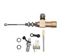 Pisiton 12.7mm 14mm Hydraulic Clutches Motorcycle Brake Master Cylinder Rod System Universal Transfer Pump Motorcycle Brake Hydraulic Pump Hydraulic Brake Pu(12.7mm Piston gold)