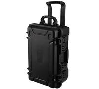 PISKGODSF 22" L x 14" W x 10" H Large Hard Case with Foam, Portable Rolling Hard Case with Wheels, Waterproof Shockproof Dustproof, Suitable for Cameras, Lenses, Camcorder, Instrument, Telescopes