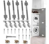 Pisman 24 Inch Pocket Door Slide, 6-Pack for Cabinet Doors
