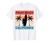 Pismo Beach Value Graphic T-Shirt, Men, White, XL