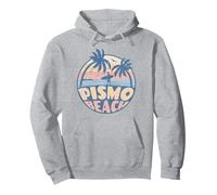 Pismo California Beach Surf Summer Vacation Vintage Pullover Hoodie