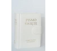 Pismo Swiete Stary i Nowy Testament biala skora