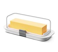 Pisol Butter Dish with Lid for Countertop and Refrigerator Door Shelf, Airtight Butter Keeper Container, Butter Holder for East/West Coast Butter, BPA-free, Microwave/Dishwasher Safe