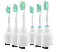 Pisonicleara Replacement Toothbrush Heads(6 Pack) Compatible with Philips Sonicare E-Series Essence CleanCare Elite Advance hx7022/66 Xtreme Brush Refill hx7001