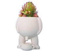 Piss Pot Planter, Piss Pot for Plants,Novelty Peeing Planter Pot,Peeing Planter Pot,Peeing Funny Vase,Home Decor,Funny Gift Idea,Succulent, Funny Vase Home Decor (Color : 1, Size : 12x13cm)