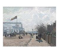 Pissarro Crystal Palace Sydenham London Cityscape Painting Art Print Canvas Premium Wall Decor Poster Mural