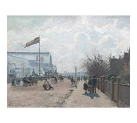Pissarro Crystal Palace Sydenham London Cityscape Painting Large Print Poster Wall Art Decor Picture