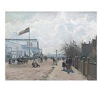 Pissarro Crystal Palace Sydenham London Cityscape Painting Unframed Wall Art Print Poster Home Decor Premium