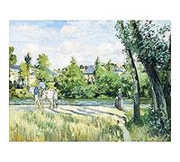 Pissarro Sunlight On The Road Pontoise Unframed Wall Art Print Poster Home Decor Premium